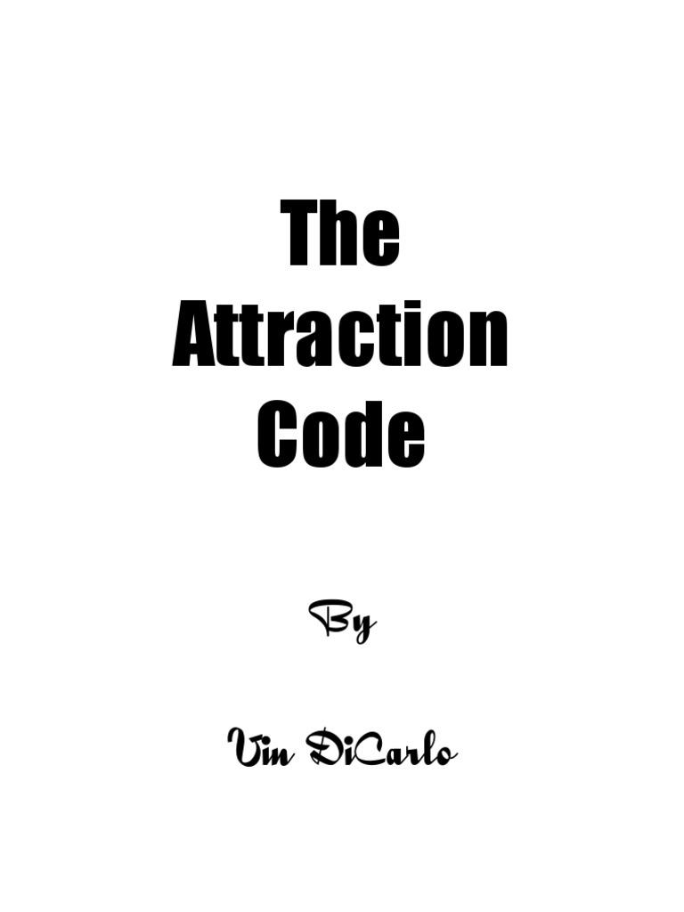 Vin Di Carlo The Attraction Code PDF