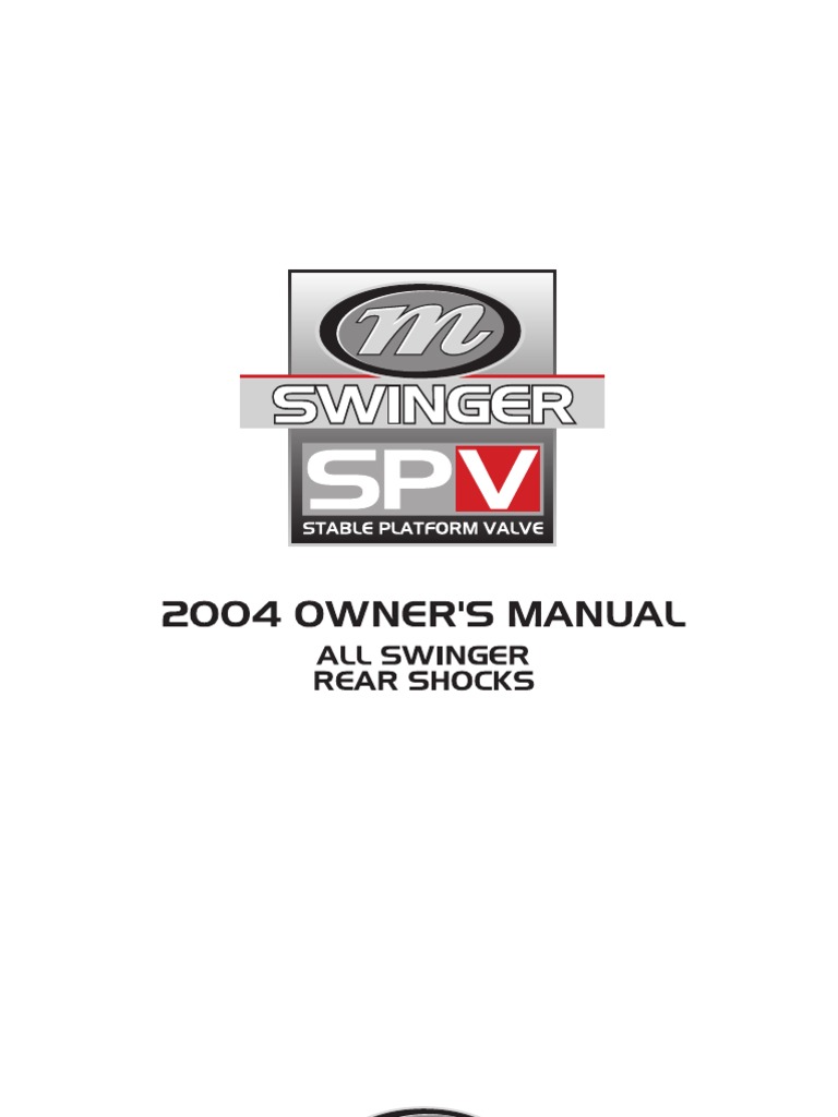 Manual de Manitou Swinger PDF PDF Bomba Presión