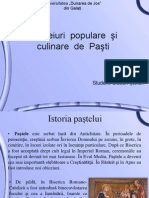 Obiceiuri Populare Şi Culinare de Paşti