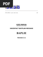 Baplie: User Manual Un/Edifact Bayplan Message