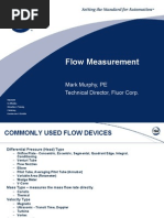 Flow Measurement: Mark Murphy, PE Technical Director, Fluor Corp