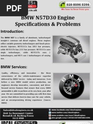 BMW N57D30 Engine