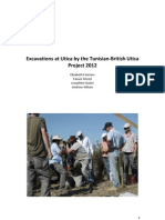 Excavations at Utica by The Tunisian-British Utica Project 2012 (E. Fentress, F. Ghozzi, J. Quinn, and A. Wilson)