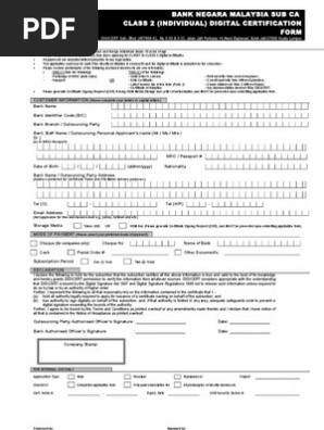 Bank Negar A Malaysia Sub Ca Public Key Certificate Public Key Cryptography
