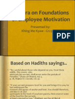 islmic view on motivation