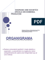 Organigrama unei societăţi comerciale din domeniul producţiei (1)