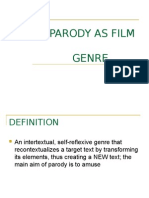 Film Studies - Parody as Film Genre