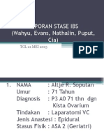 Laporan Stase Pre Op Wahyu