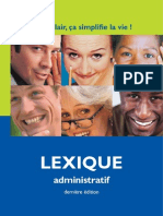 Lexique Des Termes Administratifs 
