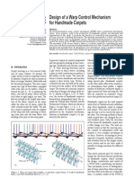 Design of A Warp Control Mechanism For Handmade Carpets: Mehmet Topalbekiroğlu, Ali Kireçci, L. Canan Dülger