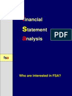 FMfinancial Statement Analysis