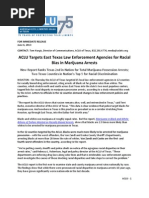 ACLU Texas Release Marijuana Report 6-4-13