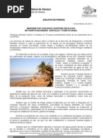 23/02/12 Germán Tenorio Vasconcelos mantiene Sso Vigilancia Sanitaria en Playas de Puerto Escondido, Huatulco Y_0