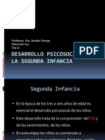 Desarrollo psicosocial en la segunda infancia