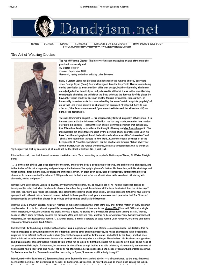 The Art of Wearing Clothes Download Free PDF Clothing Softlines