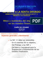 Impuesto A La Renta Diferido - Ruben Del Rosario