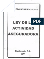 Ley de La Actividad Aseguradora