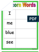 sight word magnets