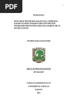Download Pengaruh Teknik Relaksasi Yoga Terhadap Kadar Glukosa Darah Pasien Dm Tipe II Di Poliklinik Khusus Penyakit Dalam Rsup Dr m Djamil Padang by ndutyyy SN146376723 doc pdf