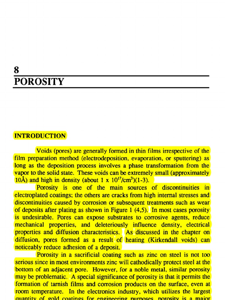 Porosity Pdf Pdf Porosity Thin Film