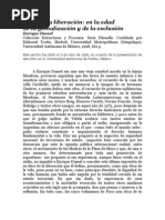 Sobre La Etica de La Liberacion en La Edad de La Globalizacion y La Exclusion de Enrique Dussel