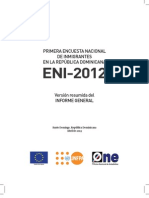 Informe General Primera Encuesta Nacional de Inmigrantes en RD-EnI 2012