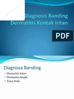 Diagnosis Banding Dermatitis Kontak Iritan