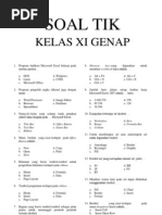 Download Soal Ulangan Kelas XI TIK Genap UPLOAD by asyhari layau SN146415147 doc pdf