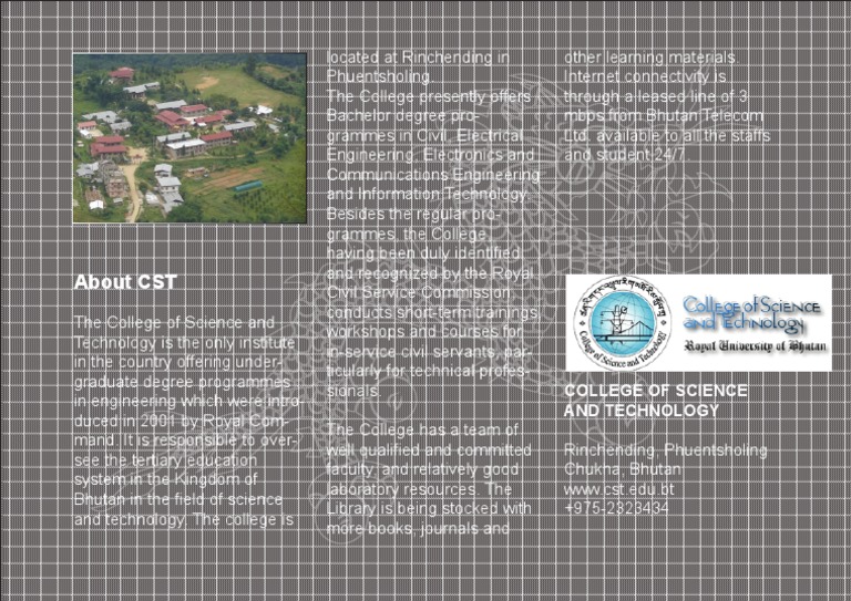 About CST: College of Science and Technology | PDF