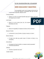 Frases Sobre Educación PDF