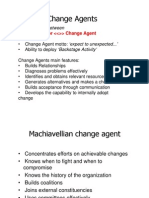 Change Agents: Distinction Between
