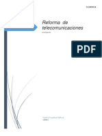 Reforma de Telecomunicaciones