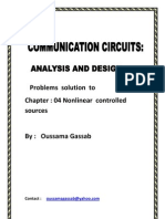 Solution Manual Communication Circuits Clarke and Donald T. Hess