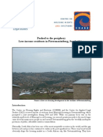 Pushed to the periphery: Low-income residents in Pietermaritzburg, South Africa