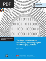 Right To Information and Privacy PDF
