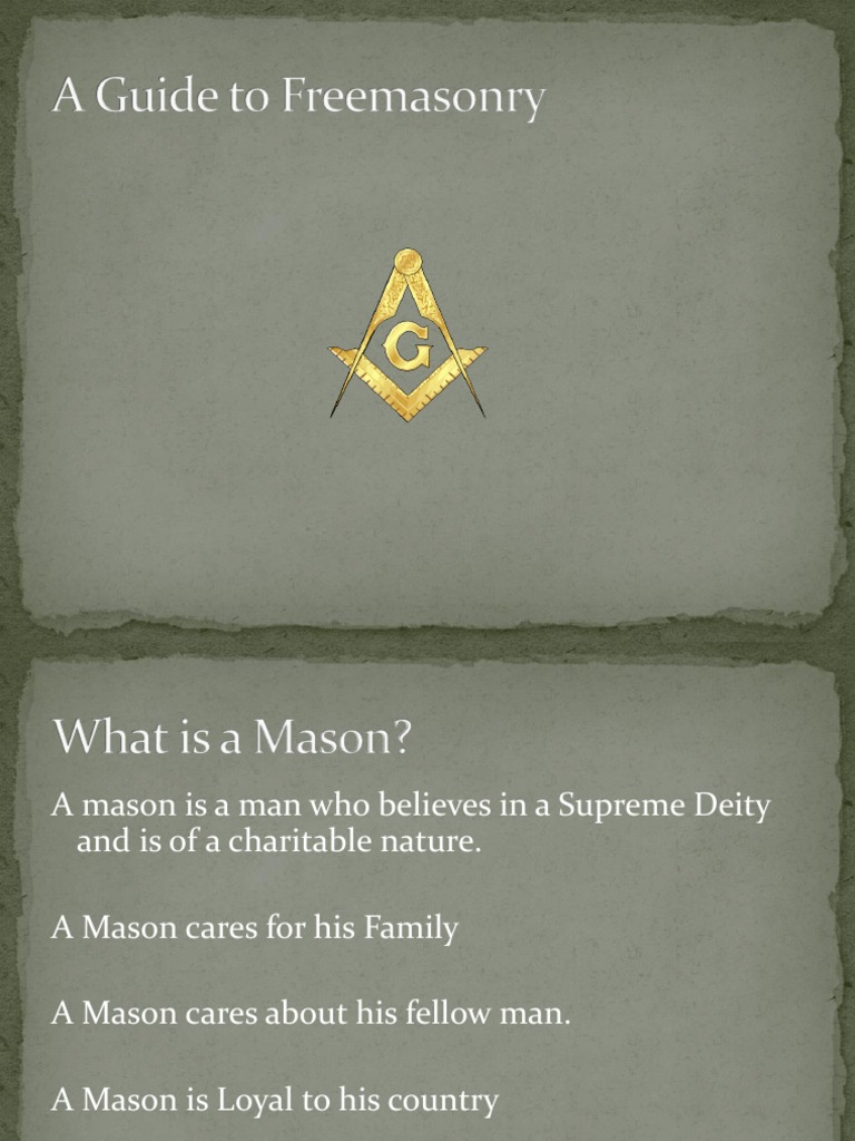 A Guide to Freemasonry Freemasonry Religion And Belief
