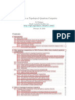 Pitkanen - DNA as Topological Quantum Computer (2010)