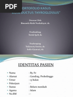 Portofolio Kasus Kista Ductus Thyroglossus