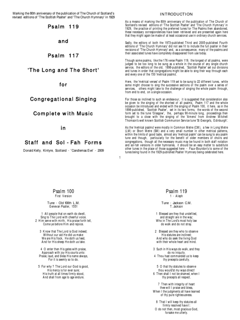 Longest Psalm 119