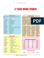 Improve Your Word Power: Quick Test-1 Quick Test-3
