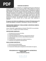 Concurso de Meritos Trabajo