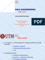 Materials Engineering: SEM 2 SESSION 2011/2012