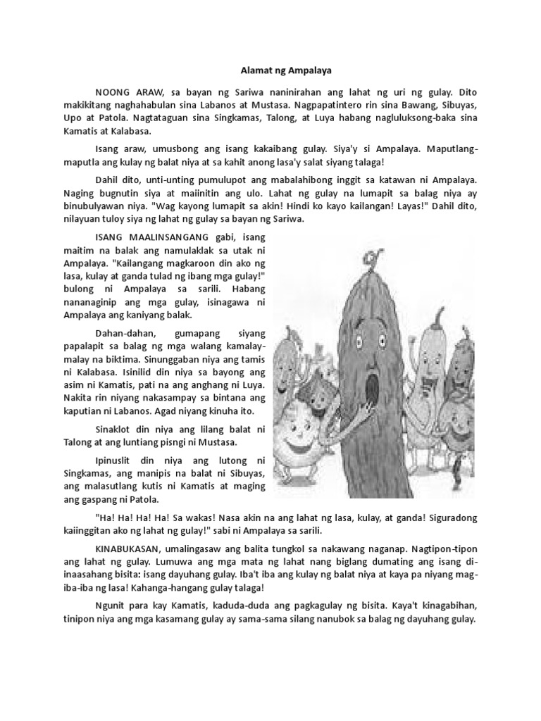 Alamat Ng Ampalaya