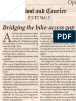 Post & Courier Bridge Bike Lanes Editorial 6-8-13