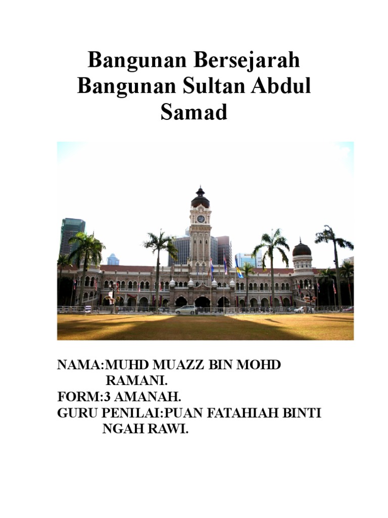 Bangunan Sultan Abdul Samad Pdf