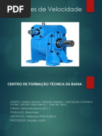 Redutores de Velocidade E Cabos Trabalho