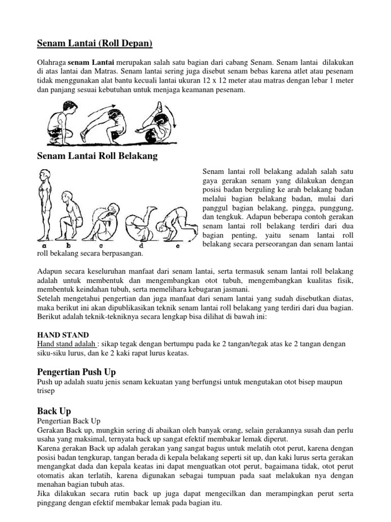 Senam Lantai Berikut Yang Dilakukan Dengan Menggunakan Alat Adalah Berbagai Alat