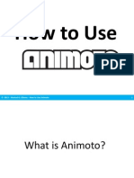 How To Use Animoto