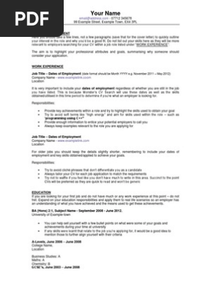 1.Basic Cv Template