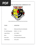 Download Kerja Projek Matematik Tambahan 2013 1 by Nizam Razali SN146529446 doc pdf
